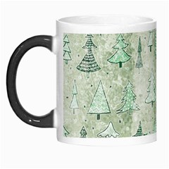 Green Christmas Trees, Cute, Doodle Morph Mug