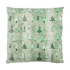 Green Christmas Trees, Cute, Doodle Standard Cushion Case (one Side)