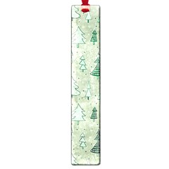 Green Christmas Trees, Cute, Doodle Large Book Marks