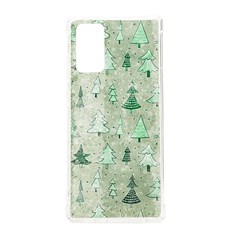 Green Christmas Trees, Cute, Doodle Samsung Galaxy Note 20 Tpu Uv Case by kyorashop23