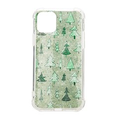 Green Christmas Trees, Cute, Doodle Iphone 11 Pro 5 8 Inch Tpu Uv Print Case by kyorashop23