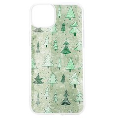 Green Christmas Trees, Cute, Doodle Iphone 15 Tpu Uv Print Case by kyorashop23