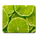 Lime Slices Close Up, Fresh, Fruit, Green Lemon Large Mousepad Front