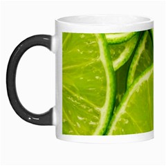 Lime Slices Close Up, Fresh, Fruit, Green Lemon Morph Mug