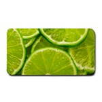 Lime Slices Close Up, Fresh, Fruit, Green Lemon Medium Bar Mat 16 x8.5  Bar Mat