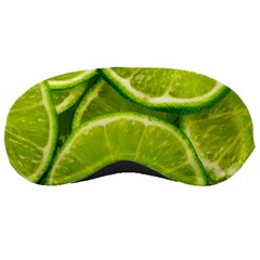 Lime Slices Close Up, Fresh, Fruit, Green Lemon Sleep Mask