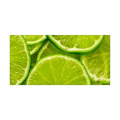 Lime Slices Close Up, Fresh, Fruit, Green Lemon Yoga Headband