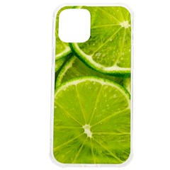 Lime Slices Close Up, Fresh, Fruit, Green Lemon Iphone 12 Pro Max Tpu Uv Print Case