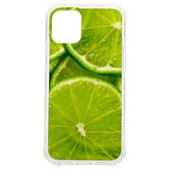 Lime Slices Close Up, Fresh, Fruit, Green Lemon Iphone 12 Mini Tpu Uv Print Case	 by kyorashop23