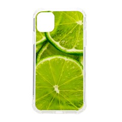 Lime Slices Close Up, Fresh, Fruit, Green Lemon Iphone 11 Tpu Uv Print Case by kyorashop23