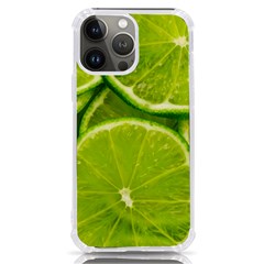 Lime Slices Close Up, Fresh, Fruit, Green Lemon Iphone 13 Pro Max Tpu Uv Print Case by kyorashop23