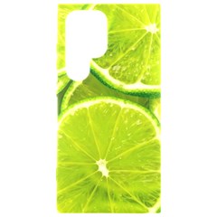 Lime Slices Close Up, Fresh, Fruit, Green Lemon Samsung Galaxy S24 Ultra 6 9 Inch Black Tpu Uv Case by kyorashop23