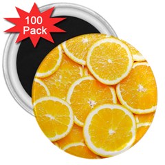 Oranges, Orange, Fruits 3  Magnets (100 Pack) by kyorashop23