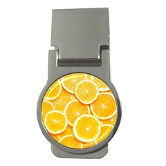 Oranges, Orange, Fruits Money Clips (round) 