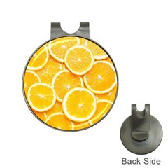 Oranges, Orange, Fruits Hat Clips With Golf Markers