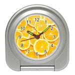 Oranges, Orange, Fruits Travel Alarm Clock Front