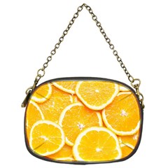 Oranges, Orange, Fruits Chain Purse (one Side)