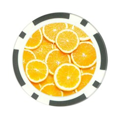 Oranges, Orange, Fruits Poker Chip Card Guard (10 Pack)