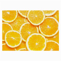 Oranges, Orange, Fruits Large Glasses Cloth (2 Sides)