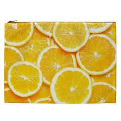 Oranges, Orange, Fruits Cosmetic Bag (xxl)