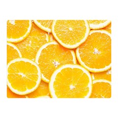 Oranges, Orange, Fruits Two Sides Premium Plush Fleece Blanket (mini)