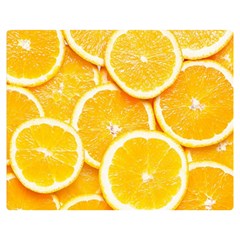 Oranges, Orange, Fruits Two Sides Premium Plush Fleece Blanket (teen Size)