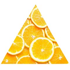 Oranges, Orange, Fruits Wooden Puzzle Triangle