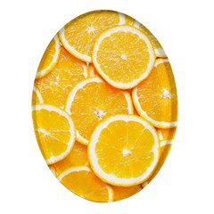 Oranges, Orange, Fruits Oval Glass Fridge Magnet (4 Pack) by kyorashop23