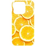 Oranges, Orange, Fruits iPhone 15 Pro Black UV Print PC Hardshell Case Front