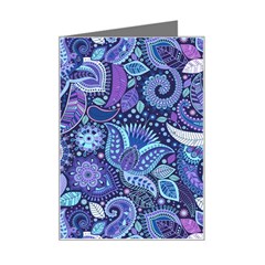 Patterns, Doodles, Pattern, Colorful Mini Greeting Card by kyorashop23