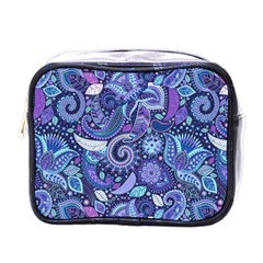 Patterns, Doodles, Pattern, Colorful Mini Toiletries Bag (one Side)