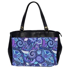 Patterns, Doodles, Pattern, Colorful Oversize Office Handbag (2 Sides)