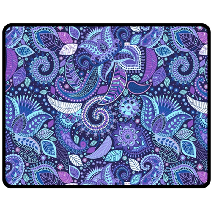 Patterns, Doodles, Pattern, Colorful Fleece Blanket (Medium)