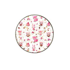 Pink Woodland Animals, Koteto Hat Clip Ball Marker (4 Pack)