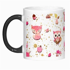 Pink Woodland Animals, Koteto Morph Mug by kyorashop23