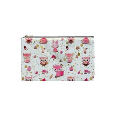 Pink Woodland Animals, Koteto Cosmetic Bag (small)