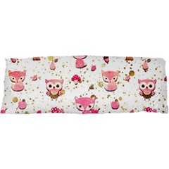 Pink Woodland Animals, Koteto 17 x47  Body Pillow Case Dakimakura (two Sides) by kyorashop23