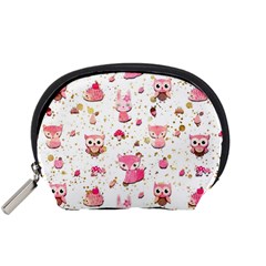 Pink Woodland Animals, Koteto Accessory Pouch (small)