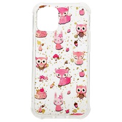 Pink Woodland Animals, Koteto Iphone 12 Mini Tpu Uv Print Case	 by kyorashop23