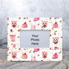 Pink Woodland Animals, Koteto White Tabletop Photo Frame 4 x6  by kyorashop23