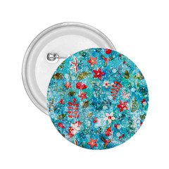 Snowy Winter Foliage, Adoxali, Christmas, Berry, Blue 2 25  Buttons