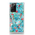 Snowy Winter Foliage, Adoxali, Christmas, Berry, Blue Samsung Galaxy Note 20 Ultra TPU UV Case Front