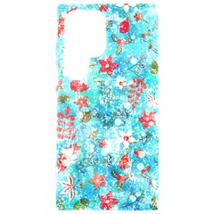 Snowy Winter Foliage, Adoxali, Christmas, Berry, Blue Samsung Galaxy S24 Ultra 6 9 Inch Black Tpu Uv Case by kyorashop23