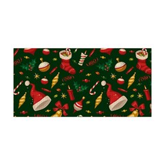 Texture, Pattern, Red, Craciun, Christmas, Hat, Santa, Green Yoga Headband by kyorashop23