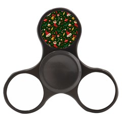 Texture, Pattern, Red, Craciun, Christmas, Hat, Santa, Green Finger Spinner by kyorashop23