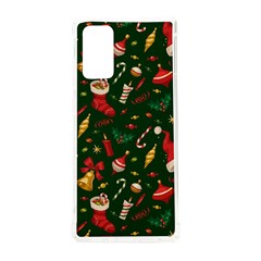 Texture, Pattern, Red, Craciun, Christmas, Hat, Santa, Green Samsung Galaxy Note 20 Tpu Uv Case