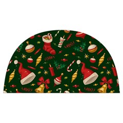 Texture, Pattern, Red, Craciun, Christmas, Hat, Santa, Green Anti Scalding Pot Cap