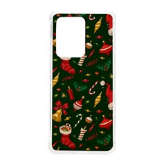 Texture, Pattern, Red, Craciun, Christmas, Hat, Santa, Green Samsung Galaxy S20 Ultra 6 9 Inch Tpu Uv Case