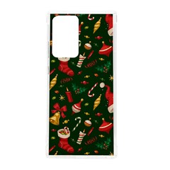 Texture, Pattern, Red, Craciun, Christmas, Hat, Santa, Green Samsung Galaxy Note 20 Ultra Tpu Uv Case by kyorashop23