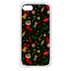 Texture, Pattern, Red, Craciun, Christmas, Hat, Santa, Green Iphone Se